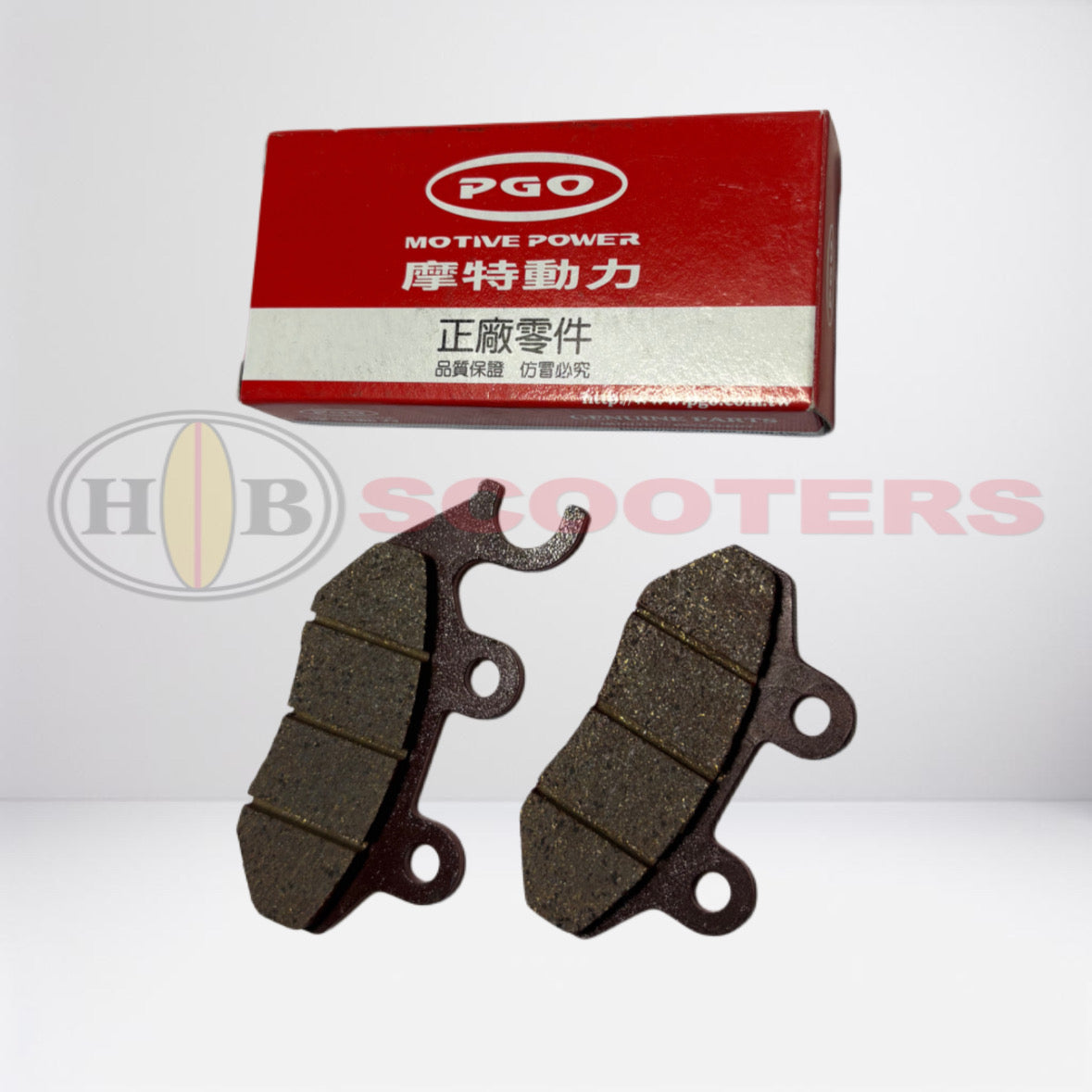 Genuine Buddy Scooter Front Brake Pads, 125cc 150cc 170i OEM