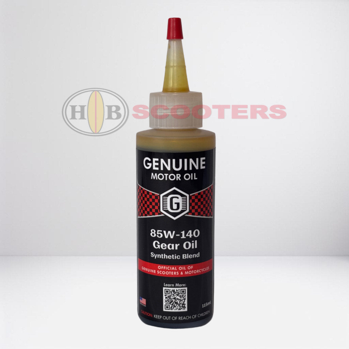Genuine Gear Oil 115ml 85W-140 Synthetic Blend
