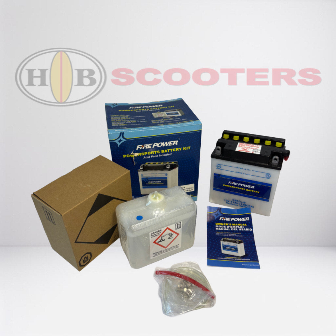 Fire Power CB10L-B Maintenance Free Battery