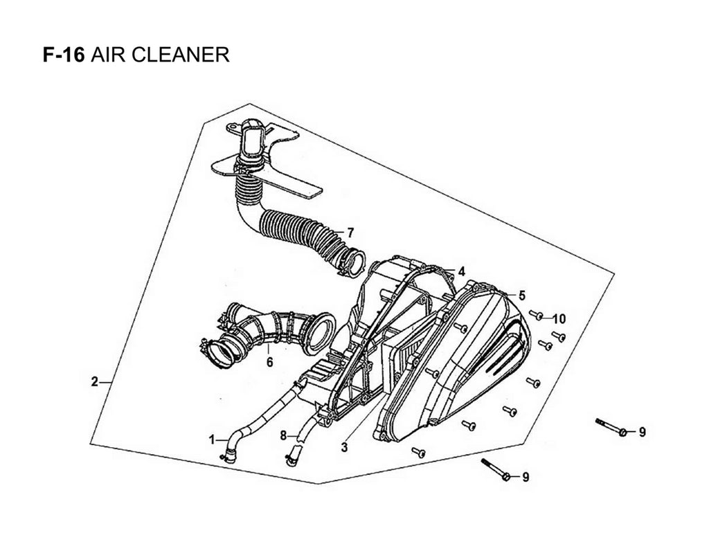 SYM AIR FILTER for SYM Fiddle 4, SYM Jet 14 & Soho 50cc