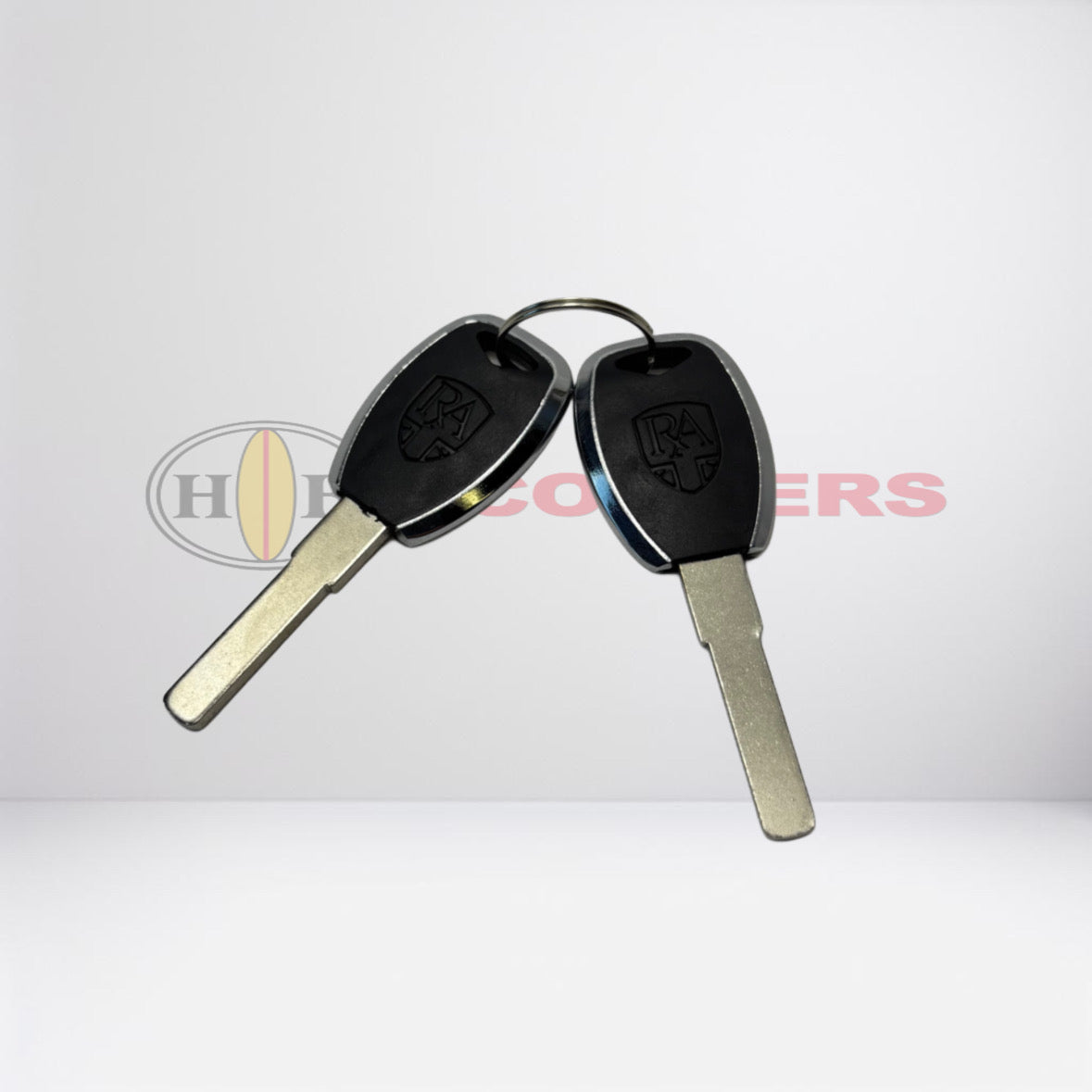 Royal Alloy Blank Key Set, OEM. (Fits GT 150) Spare Scooter Keys