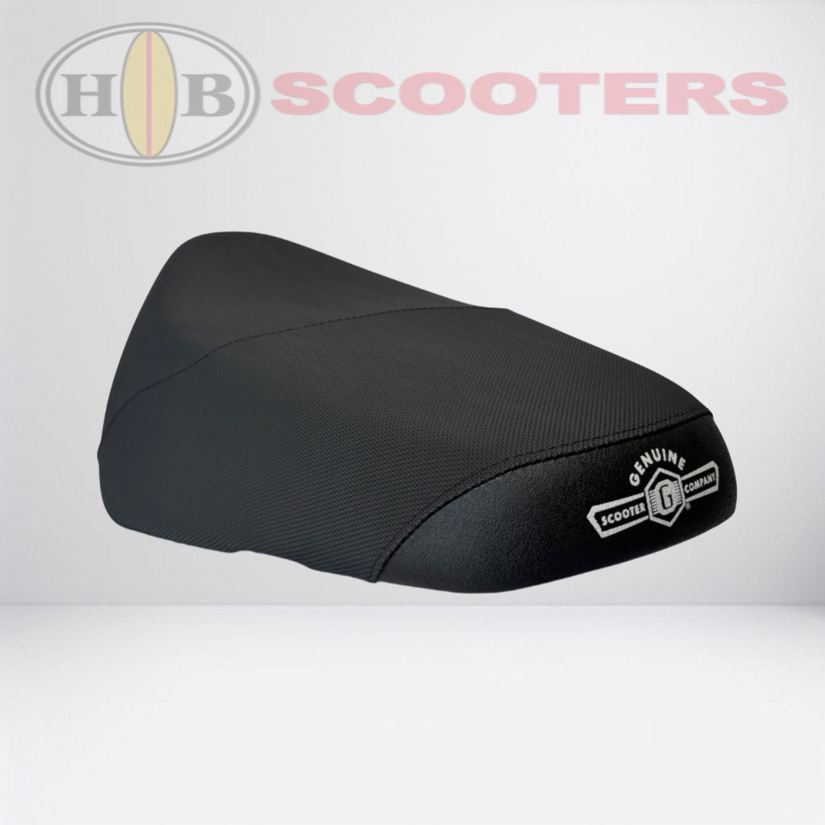 Genuine Buddy Scooter Seat, Black Vinyl. 50cc, 125cc, 150cc, 170i