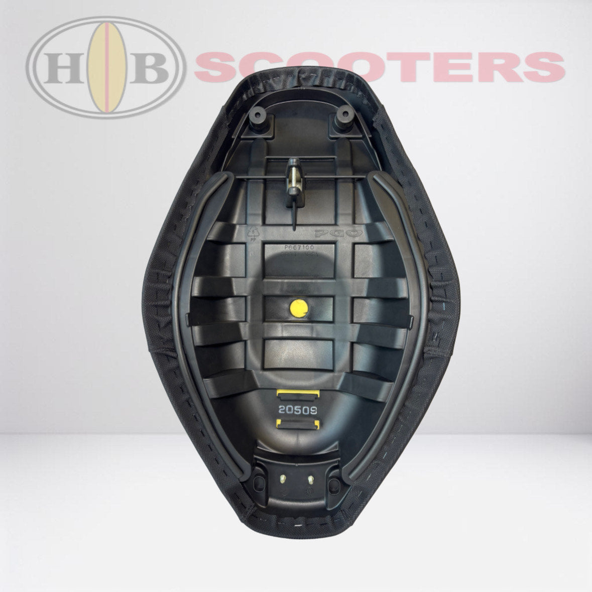 Genuine Buddy Scooter Seat, Black Vinyl. 50cc, 125cc, 150cc, 170i