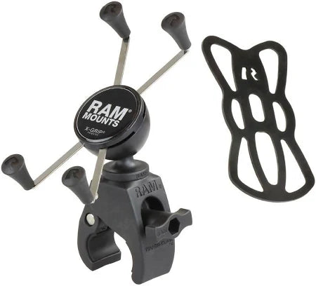 RAM TOUGH-CLAW MOUNT W/UNIVERSAL X-GRIP PHONE CRADLE