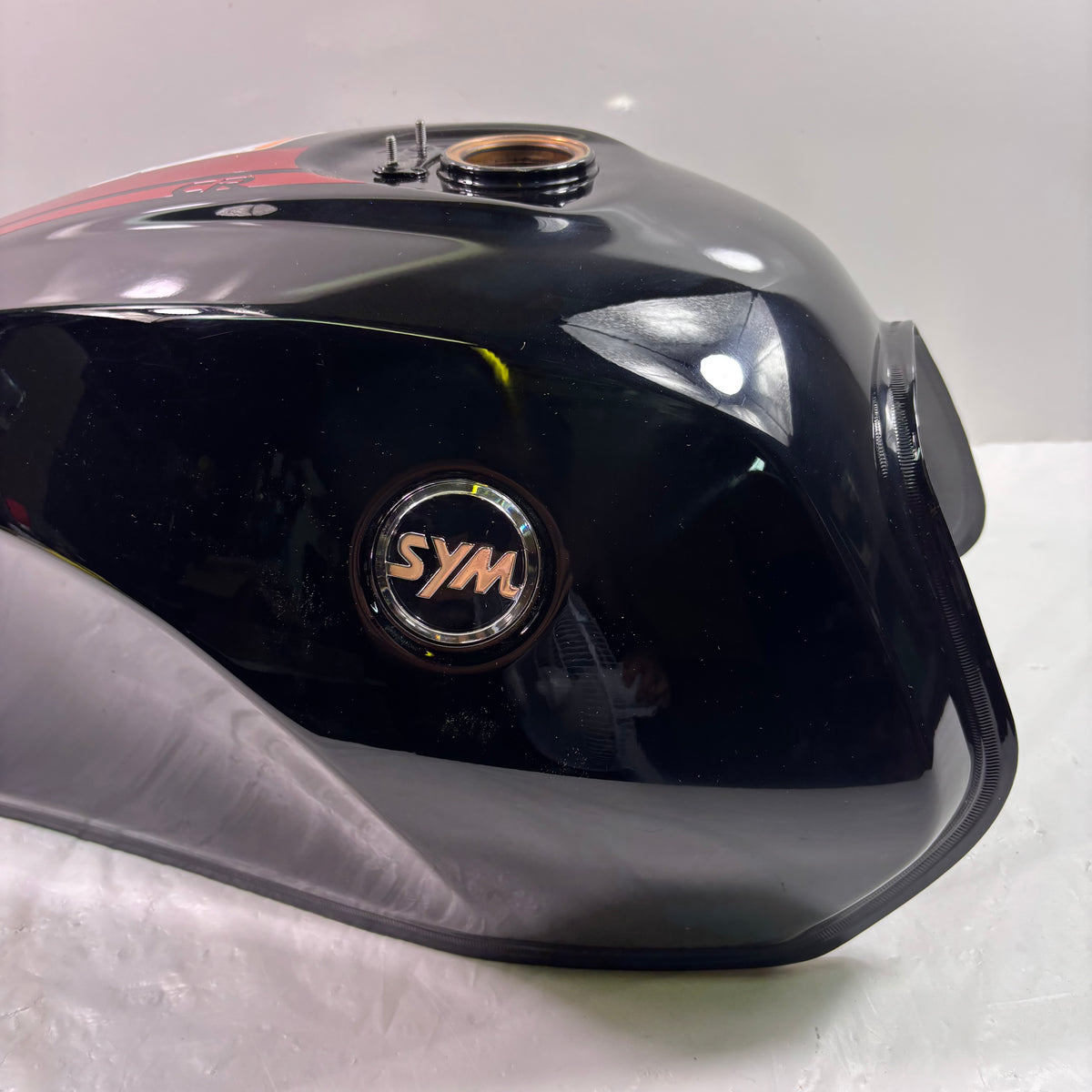 OEM SYM Wolf CR 300i Motorcycle Gas Fuel Tank, Black Original 1751G-BD8-000