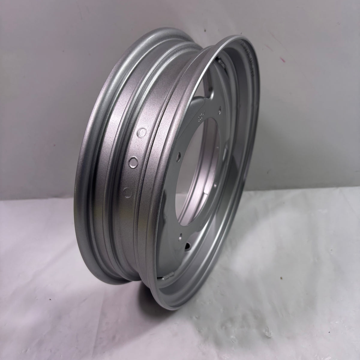 OEM SYM Mio 50 Scooter Rear Wheel Rim, Original Silver 42702-G03-700-SH