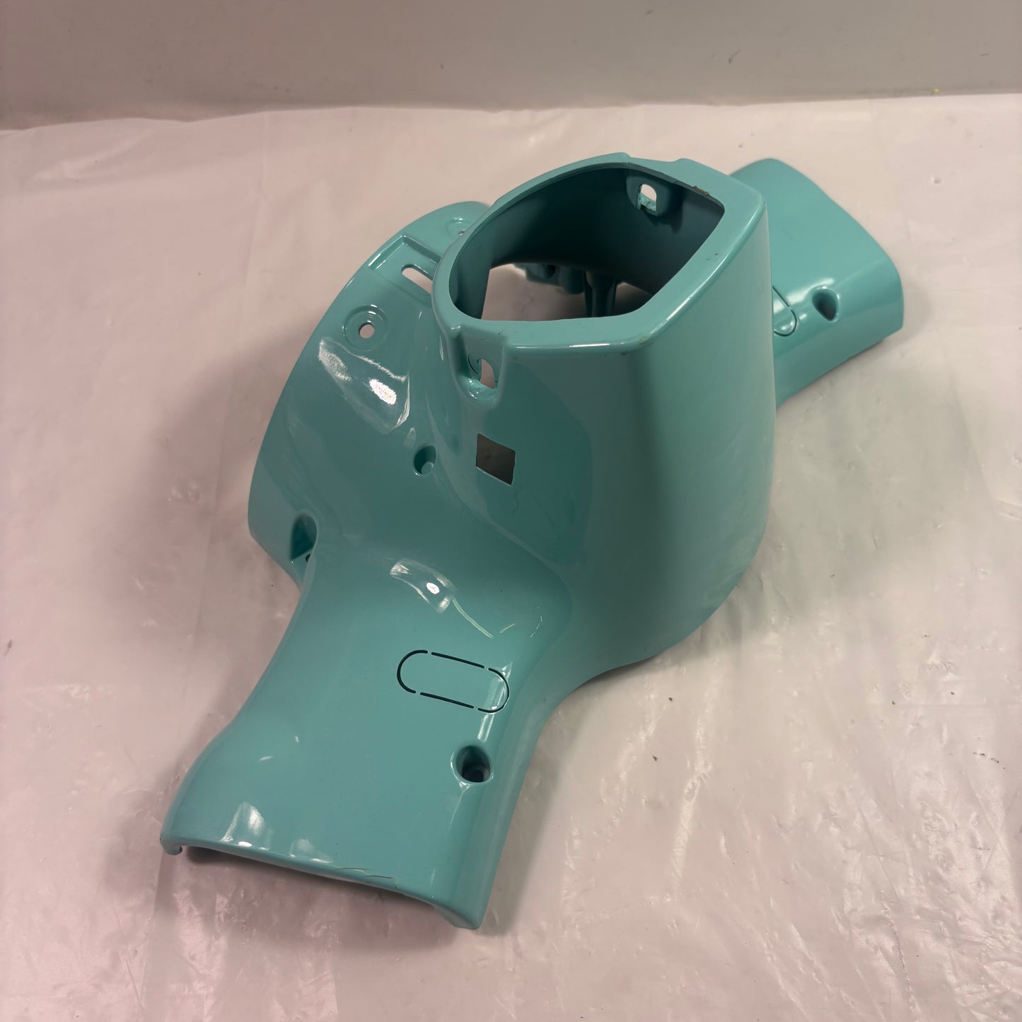 OEM Genuine Buddy Kick Lower Headset Cover Panel, Turquoise Blue