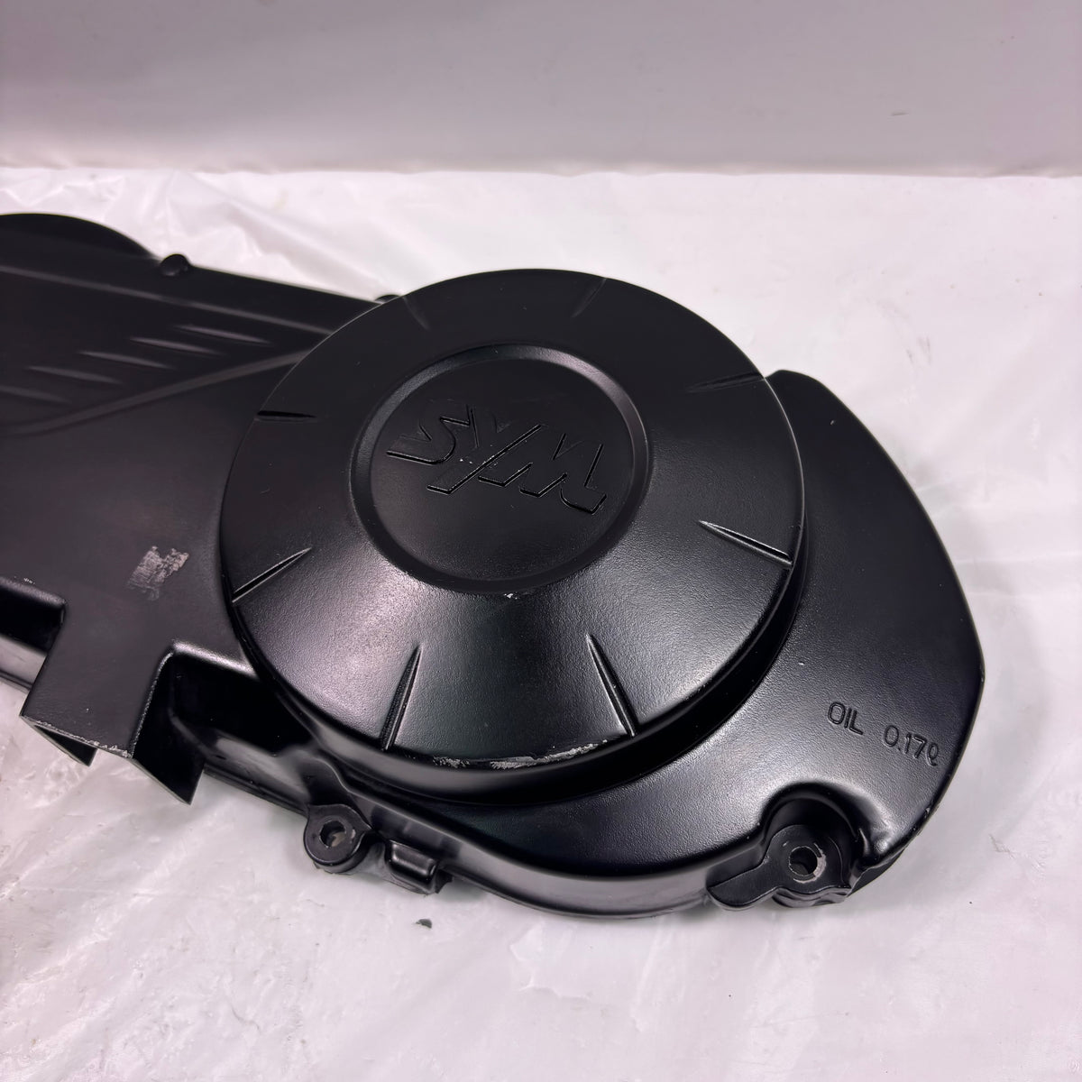 Lance SYM 200i Scooter CVT L Crank Case Cover, Black Original OEM