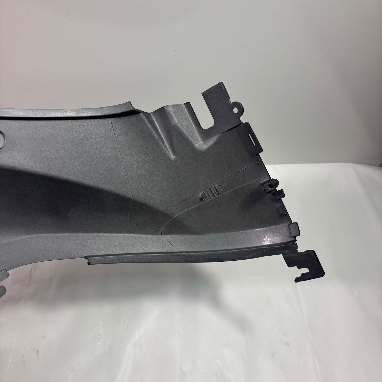 OEM SYM HD200 Evo Scooter Left Body Panel, Matte Black 8360G-HHR-000