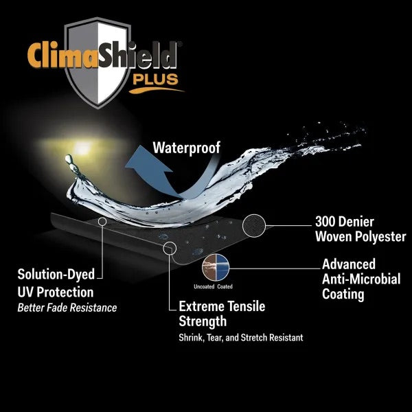 Dowco WeatherAll Plus Guardian Scooter Cover Large, Black. Moisture Guard, etc