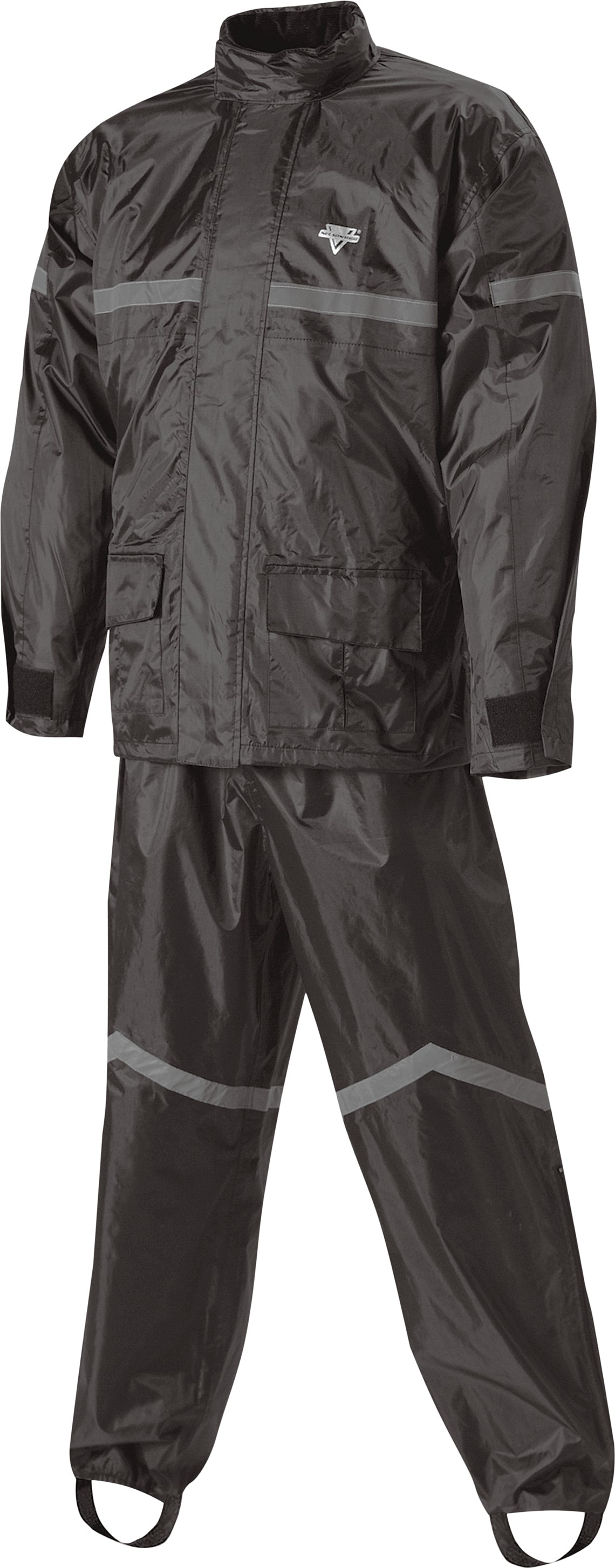 FLY RACING 2-PIECE MOTORCYCLE RAIN SUIT, BLACK/HI-VIS/ORANGE
