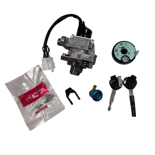 OEM SYM Mio 50 Ignition Key Set w/ Two Keys, New (yr 2020 +)