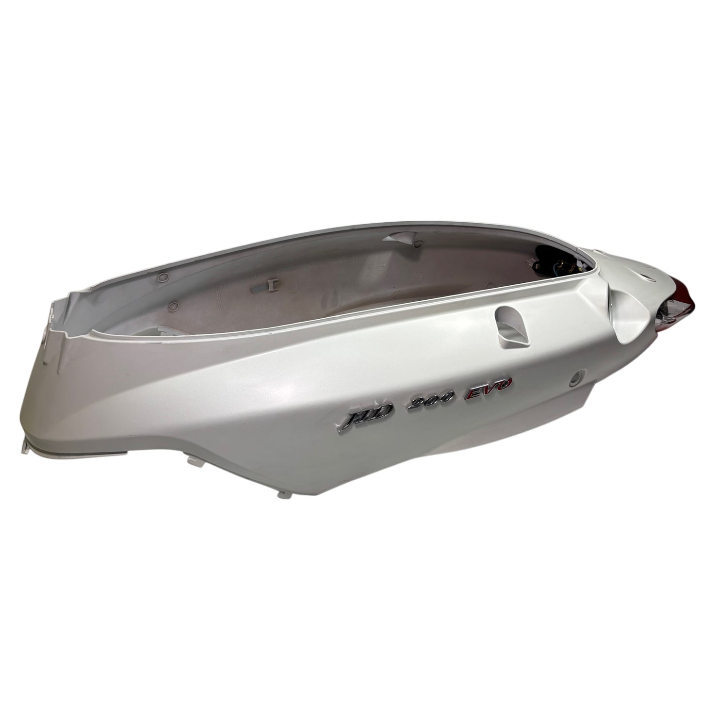 OEM SYM HD200 Evo Scooter Left & Right Body Panel Shell, Tail Light. White