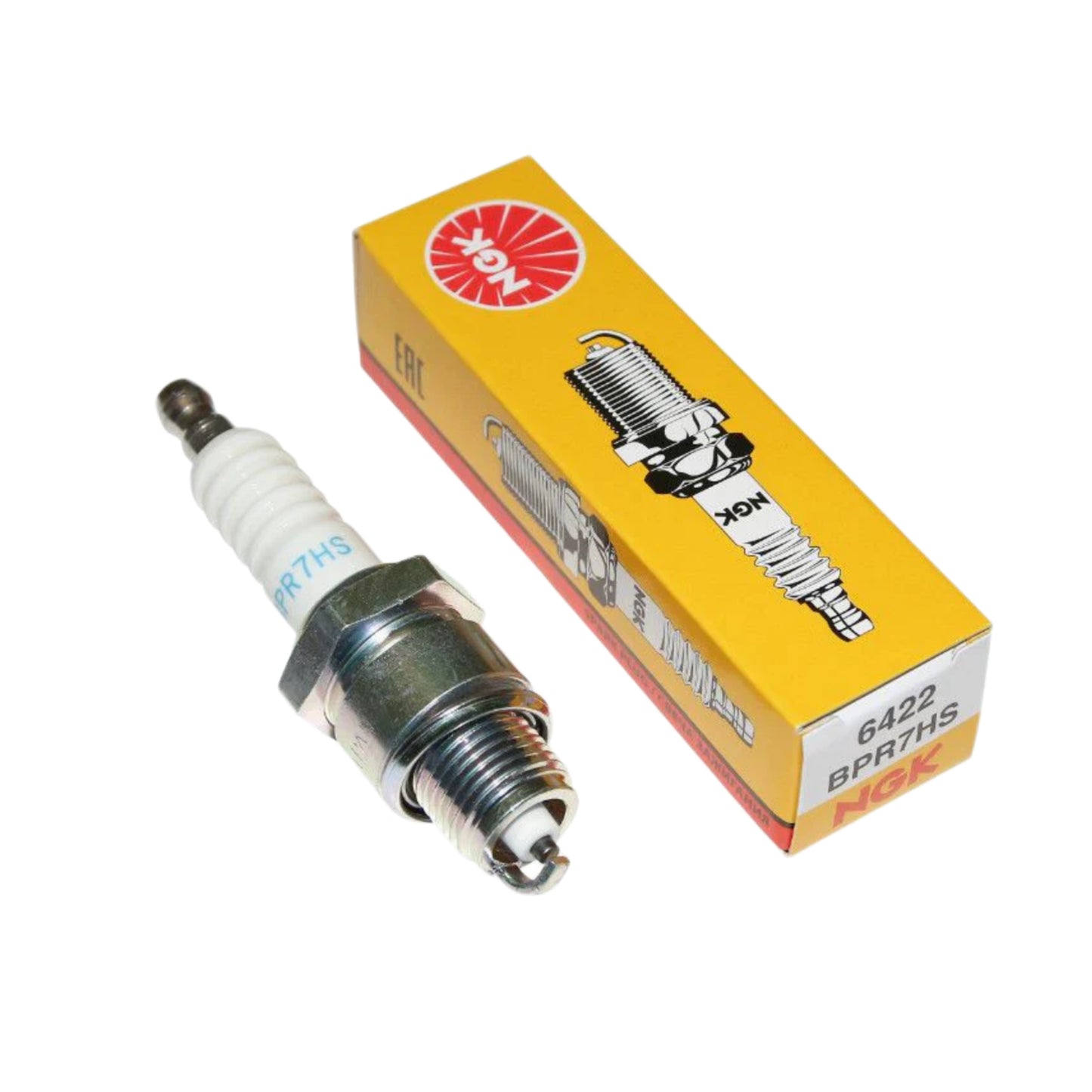 NGK BPR7HS Spark Plug (6422) for Scooters, New