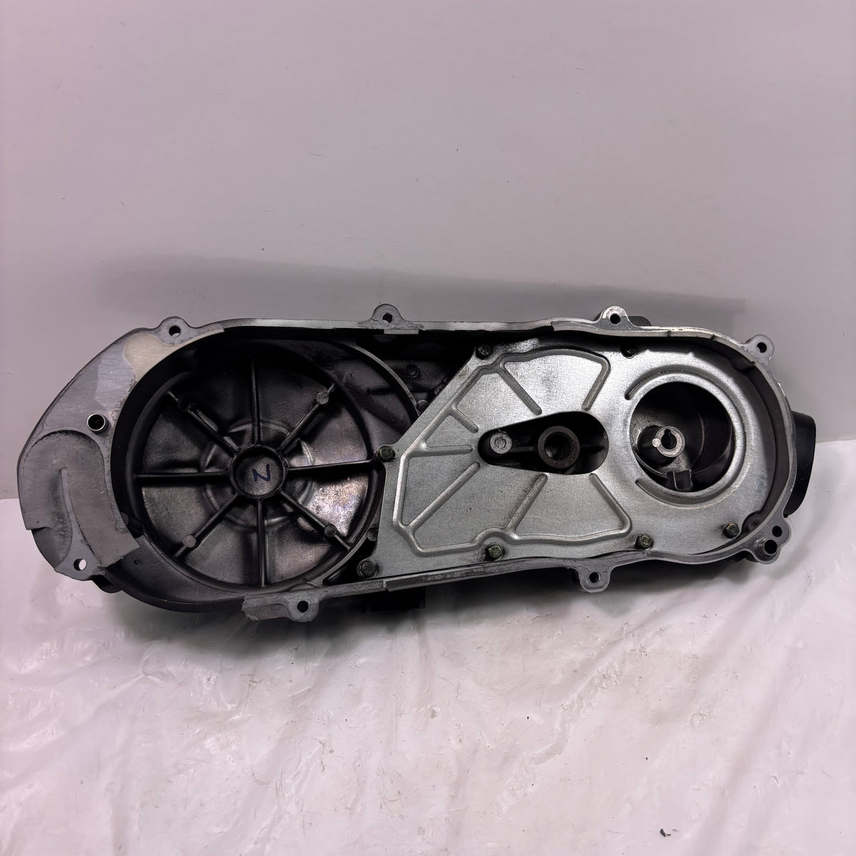 Lance SYM 200i Scooter CVT L Crank Case Cover, Black Original OEM