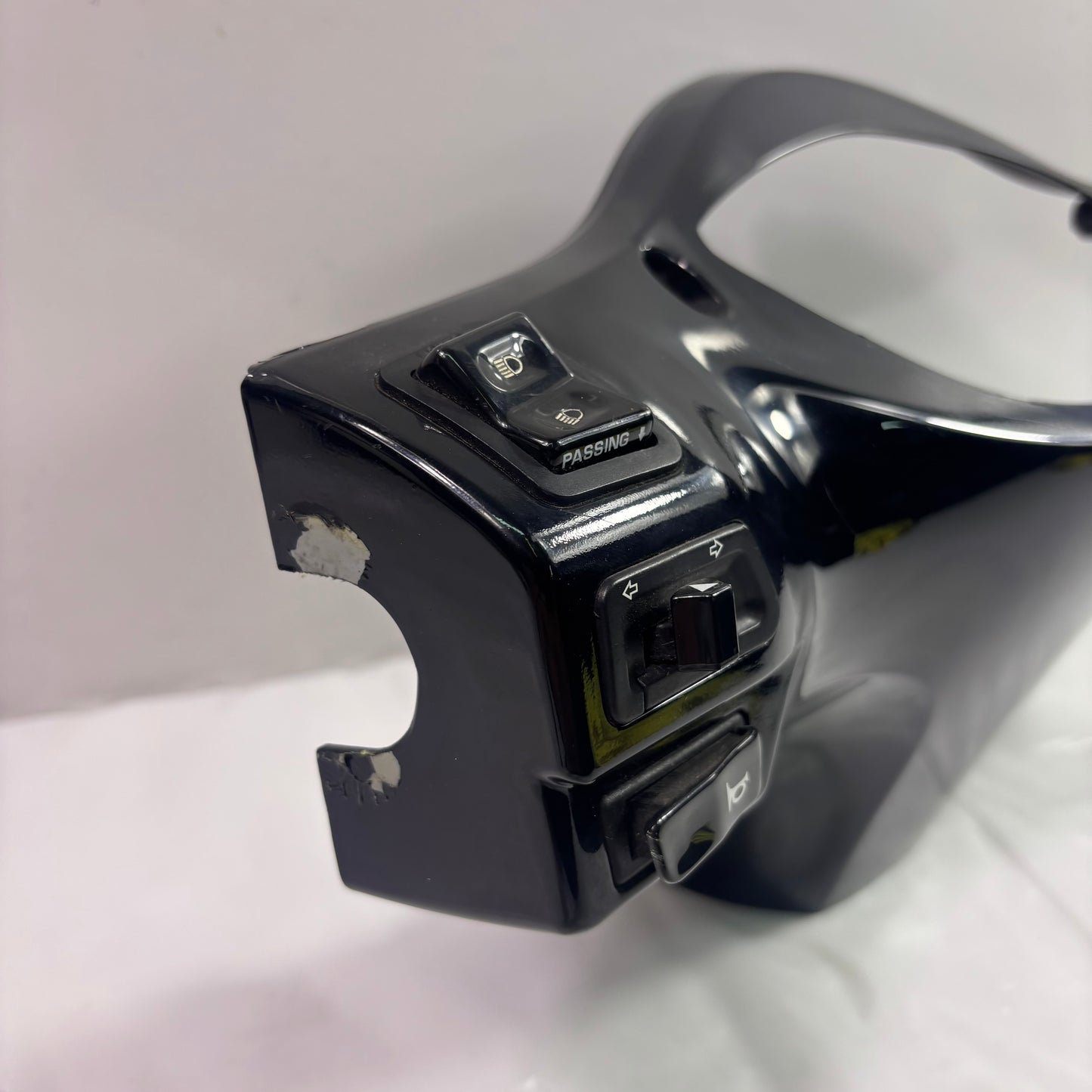 OEM Lance Havana Classic Scooter Rear Headset Panel (RR) Gloss Black w/ Controls