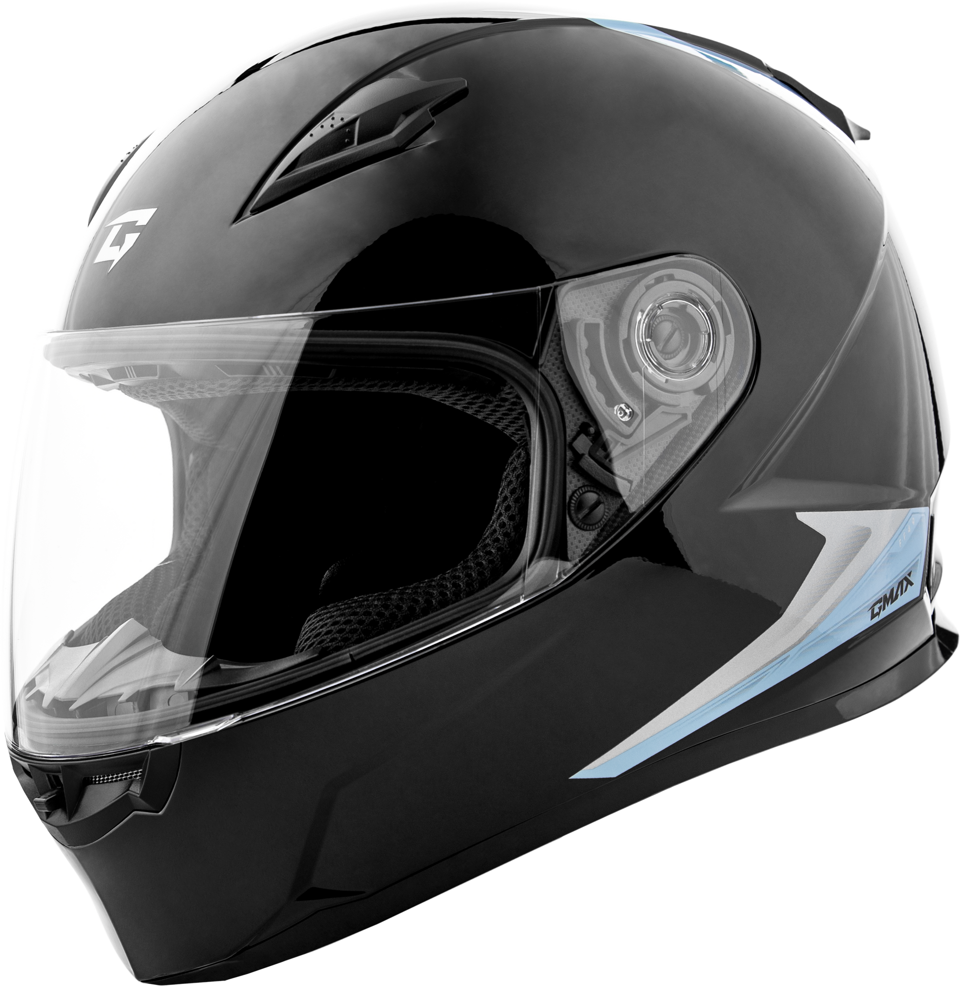 gmax motorcycle helmet Youth MX-46 Compound Blue/Black/Grey / YS All new MX46 continues the legacy of the GM46 GMAX MX-46 Off-Road Mega Helmet