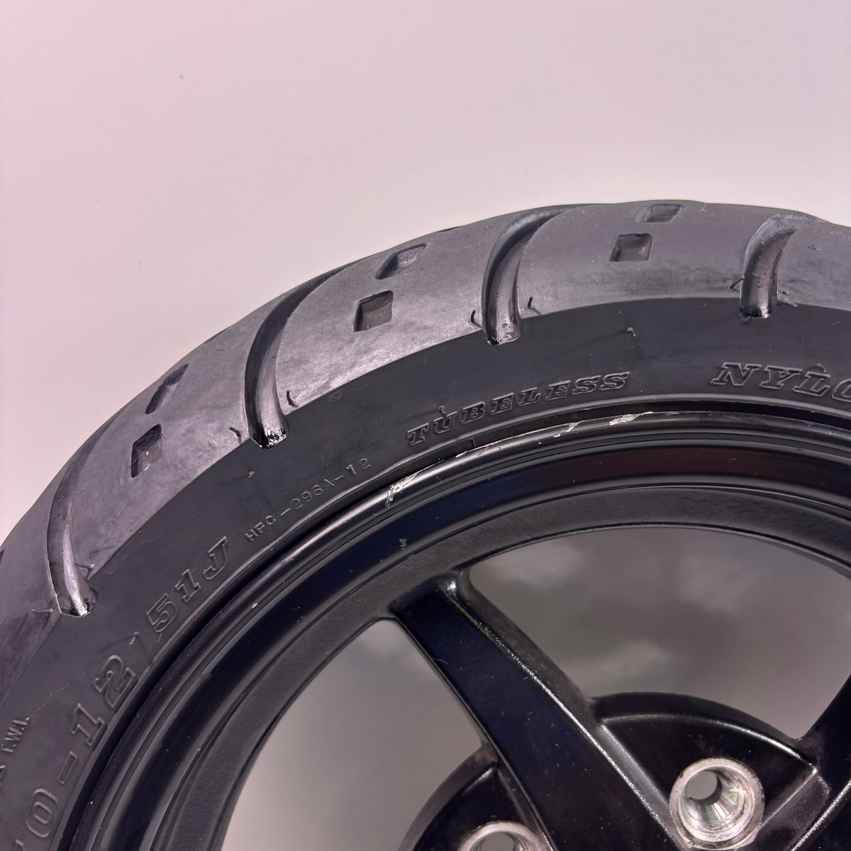 OEM Rear Wheel for Lance 200i Scooters. Cali, Havana, Cabo, PCH Original Black