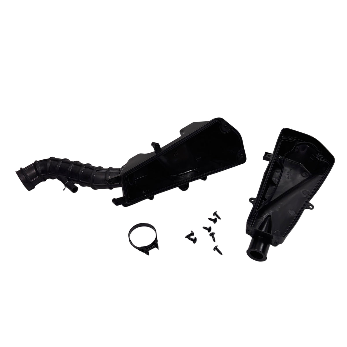 OEM Lance PCH & Cabo 50cc Scooter Air Box Cleaner w/ Tube/hose, No filter. Black