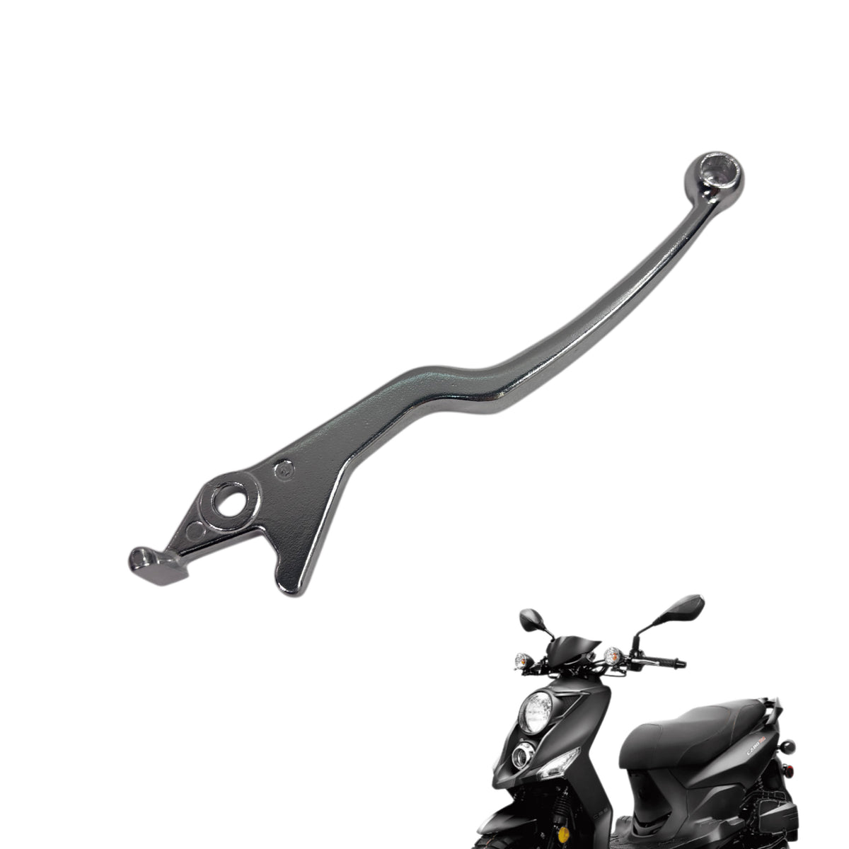 OEM Lance Cabo 200i Scooter Left Brake Lever, Silver 53178-AE1-000