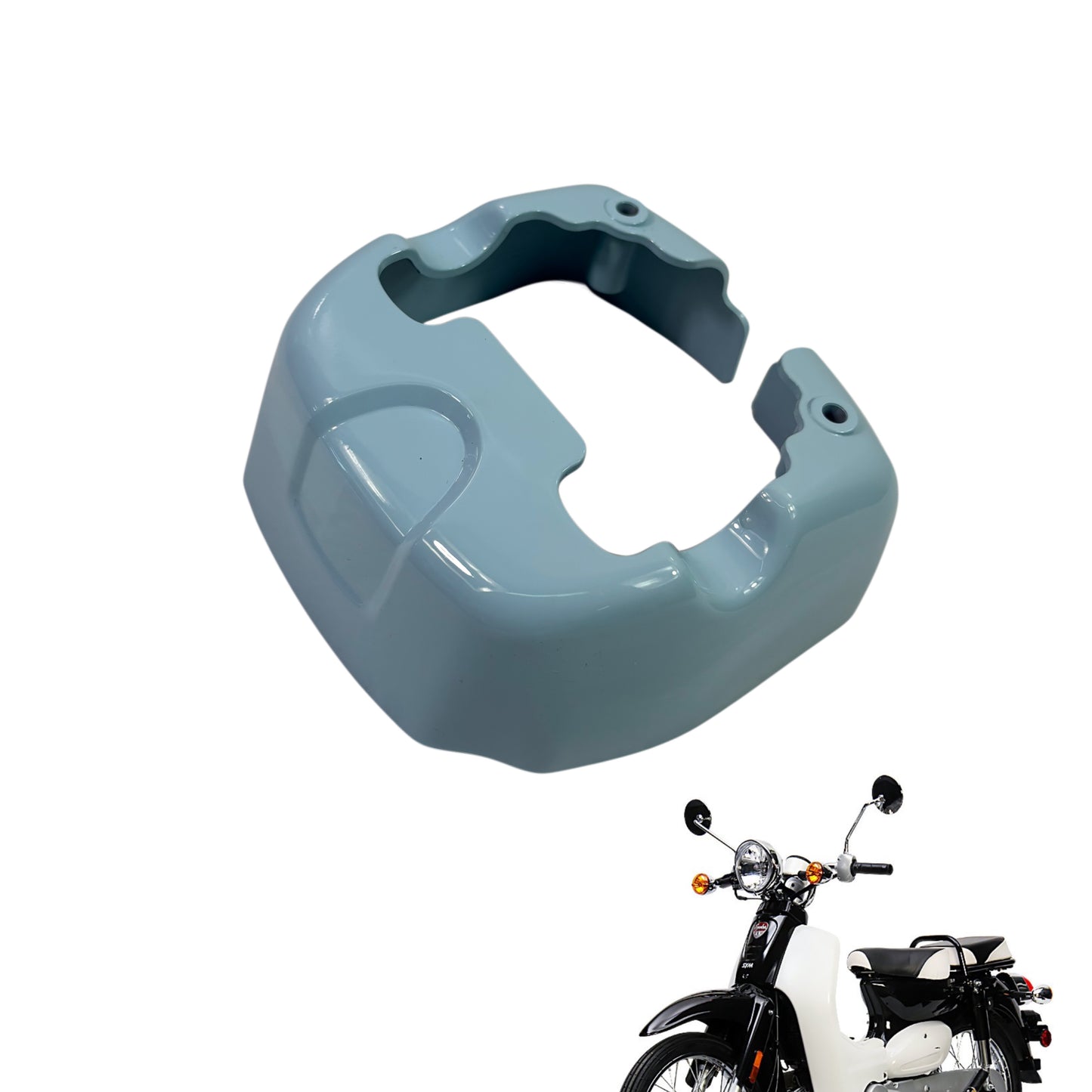 OEM Sym Symba 100 Front Handle Cover Base Panel Original, Blue. 53205-MKK-000