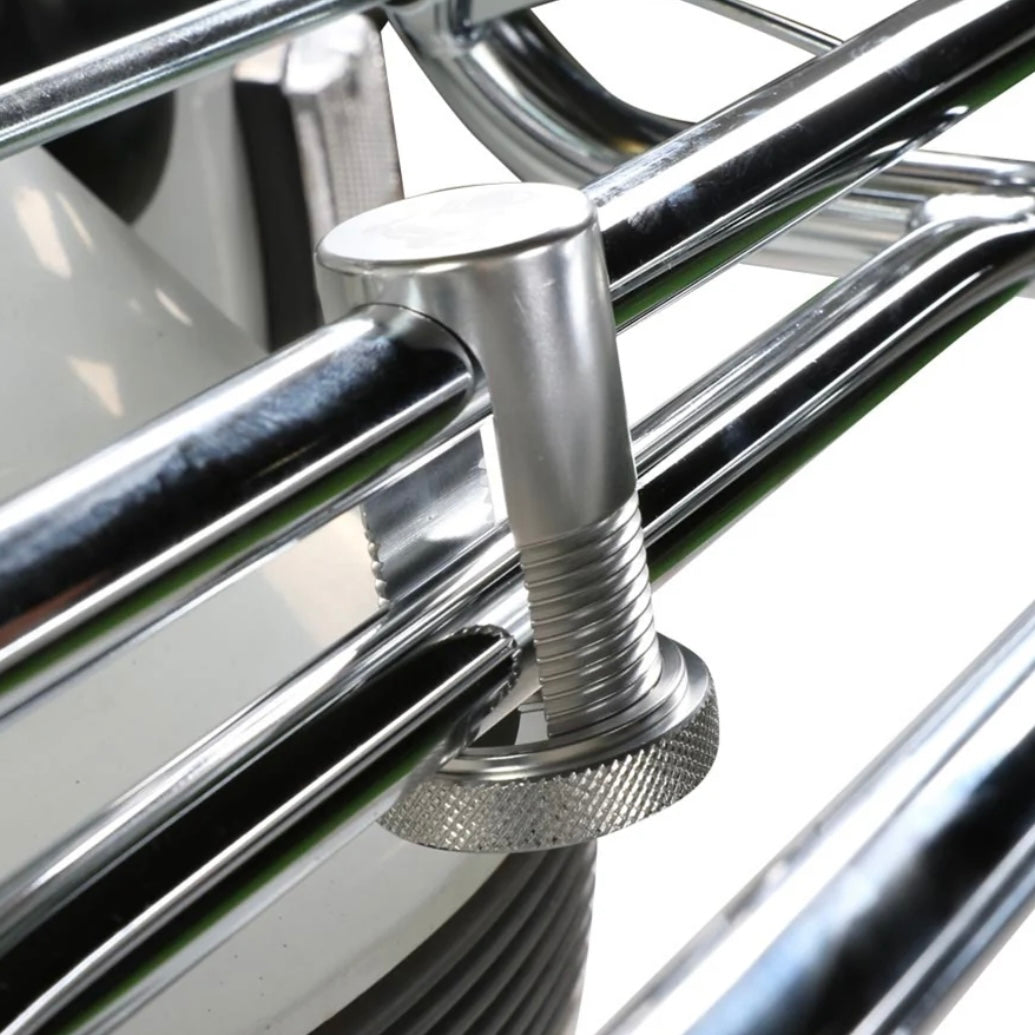 Prima Scooter Folding Rack Holder, Silver. Universal 20mm