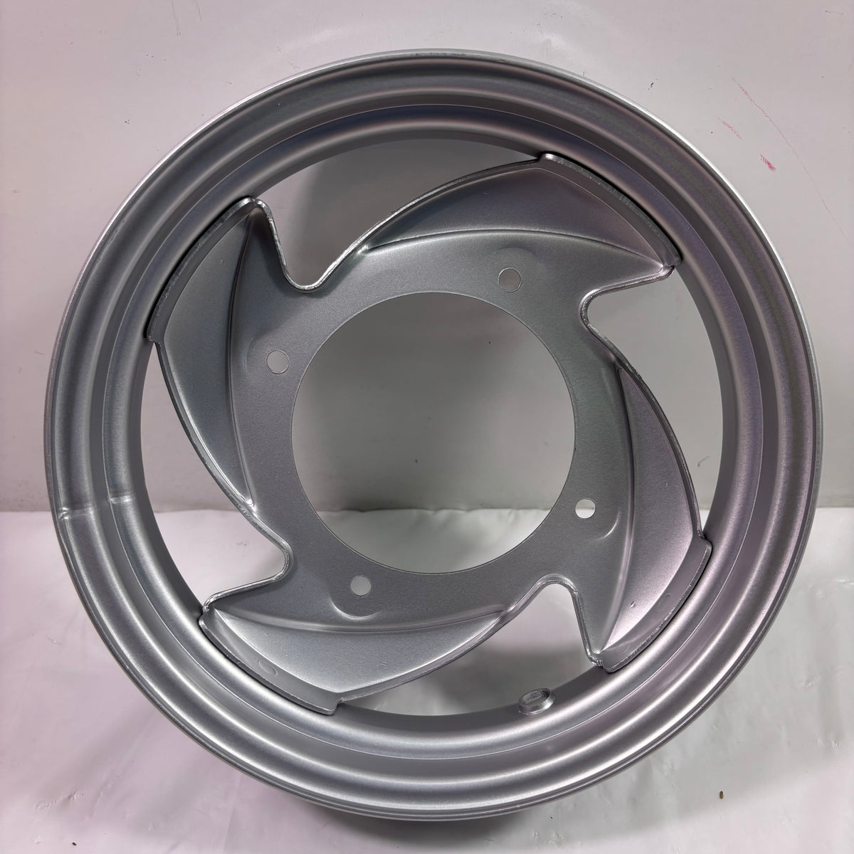 OEM SYM Mio 50 Scooter Rear Wheel Rim, Original Silver 42702-G03-700-SH
