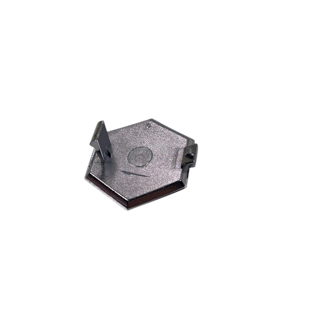 Piaggio Gas Scooter Horn Cover Hexagon Badge, Snap In. ET2 ET4 BV200-500 GT200 Old Style