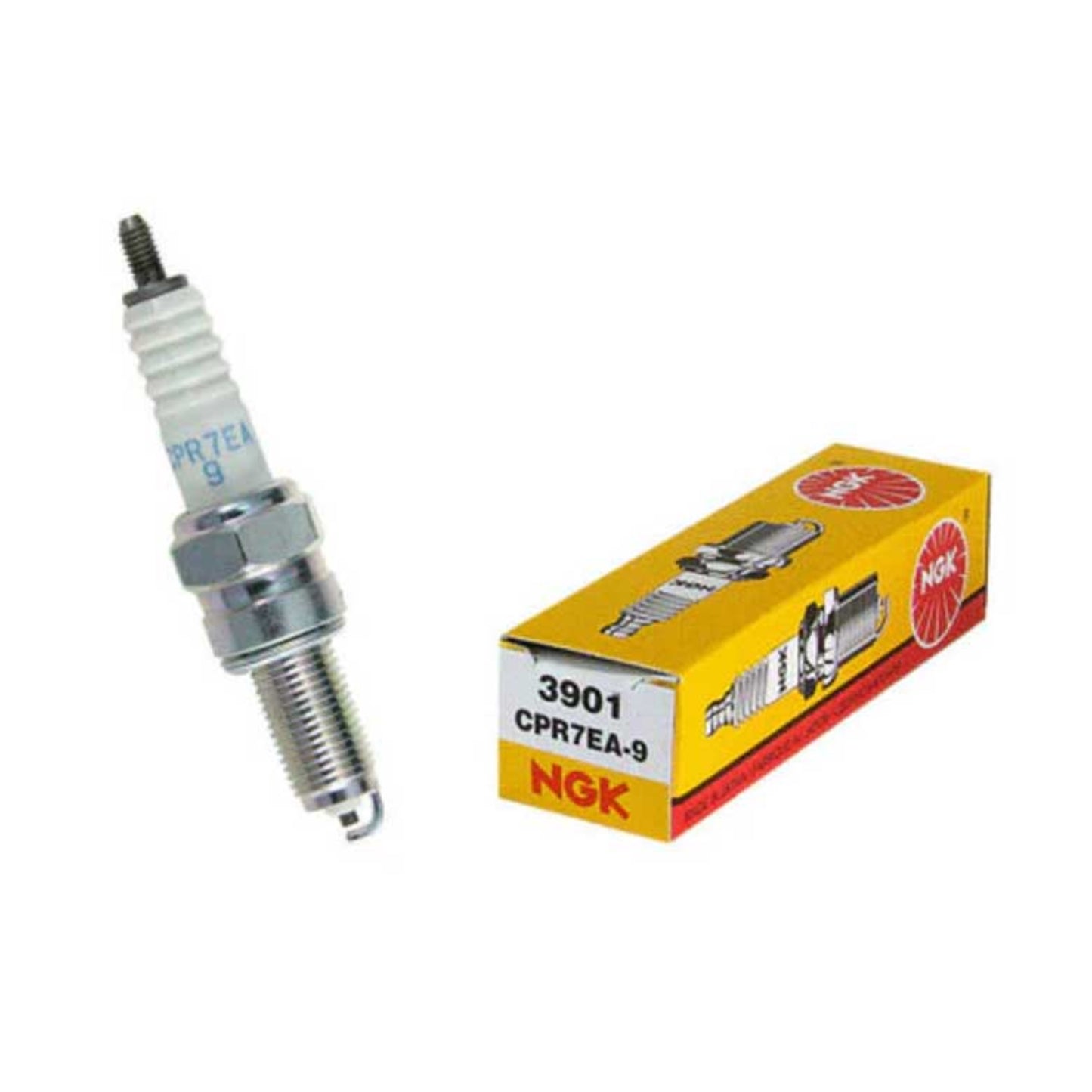 NGK CPR7EA-9 Spark Plug, New Original. (3901) For Yamaha, Honda, etc