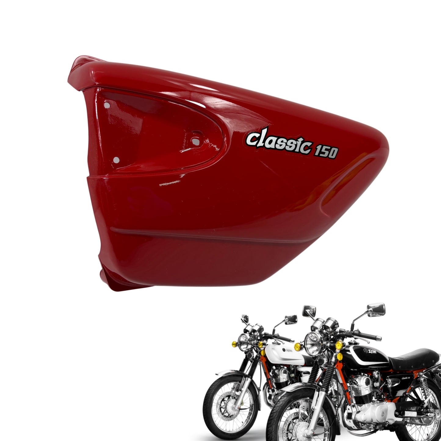 OEM Left Side Body Panel for SYM Wolf Classic 150cc Motorcycle