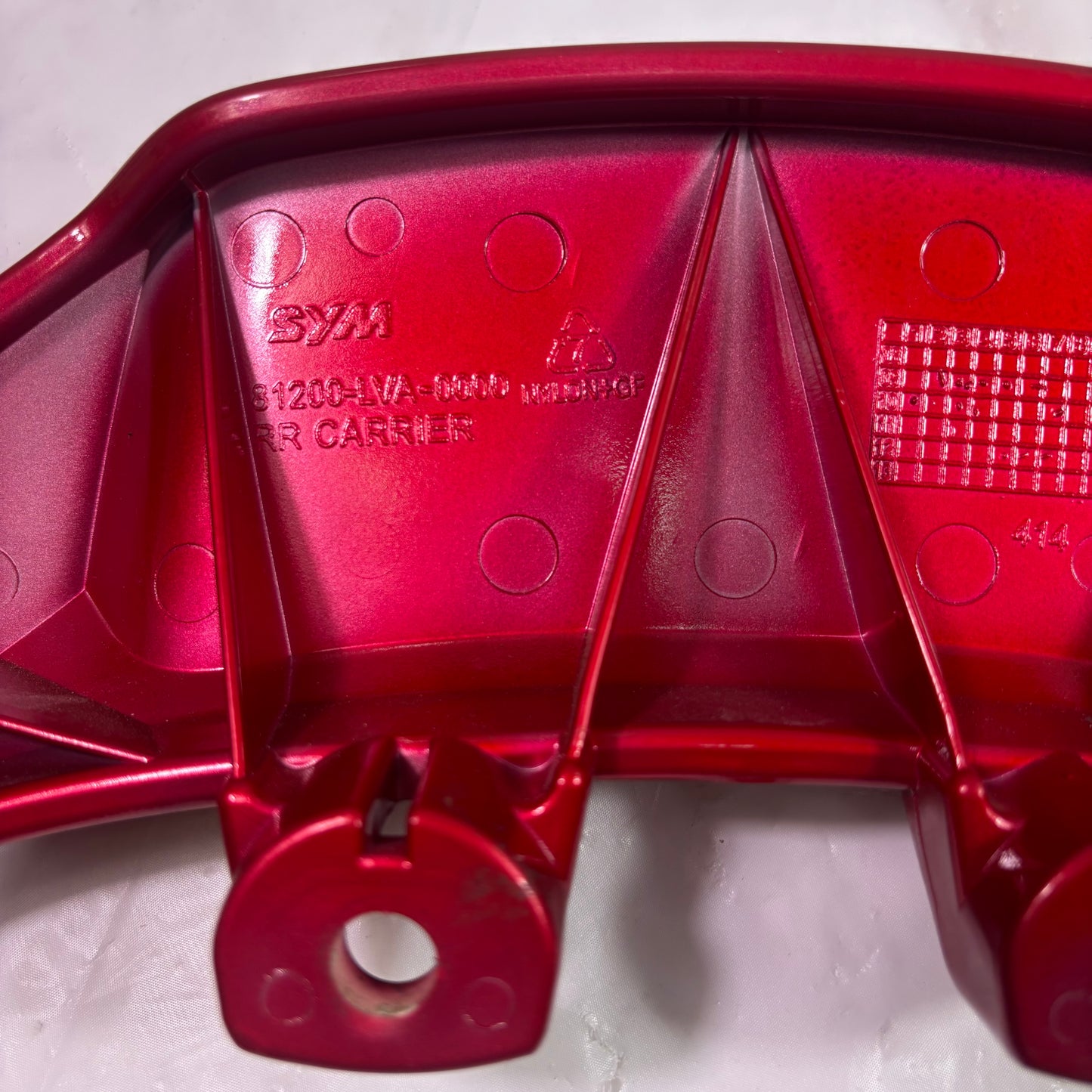 OEM SYM Joyride / RV 200 Scooter Rear Rack Handle, 81200-LVA-000 (RR Carrier) NOS