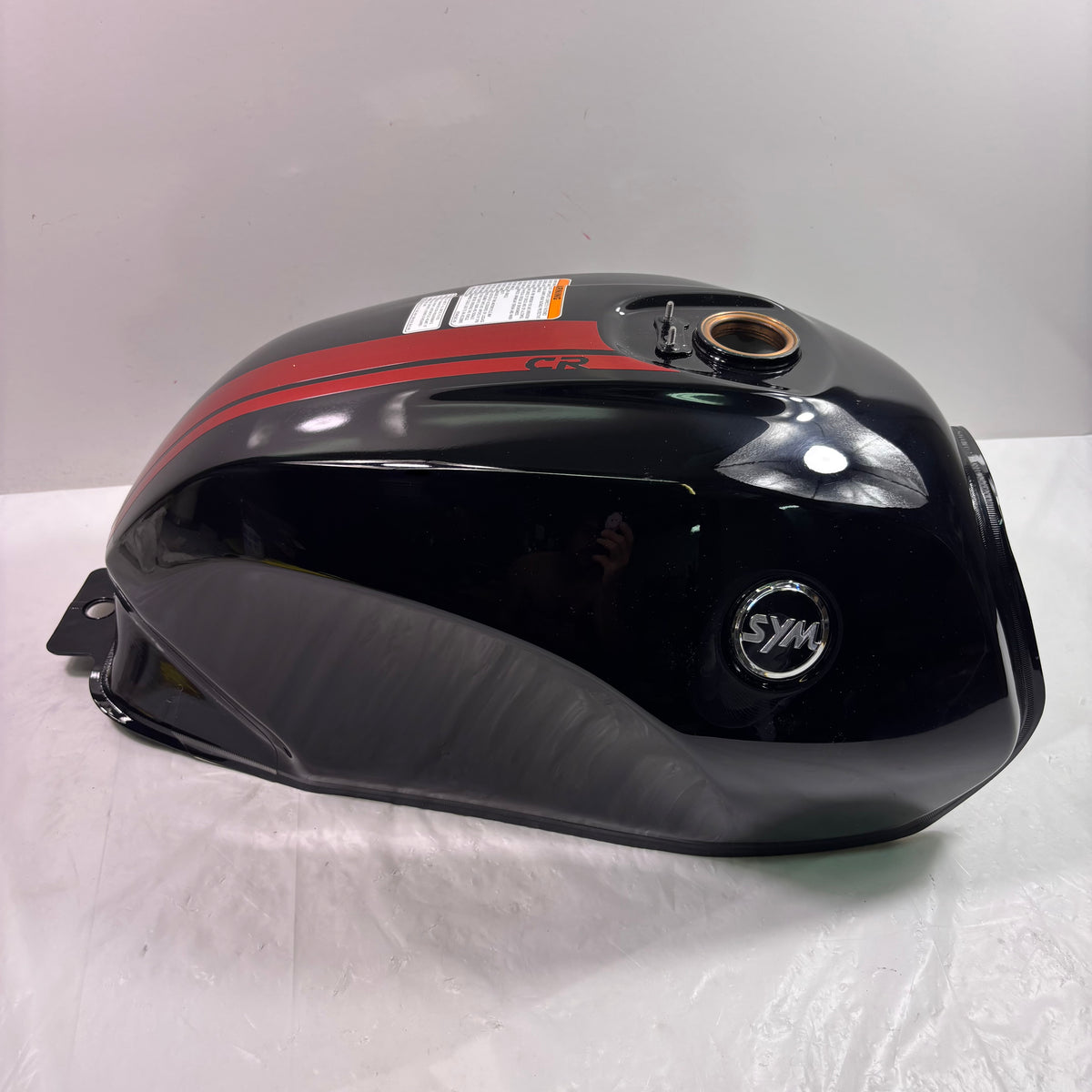 OEM SYM Wolf CR 300i Motorcycle Gas Fuel Tank, Black Original 1751G-BD8-000