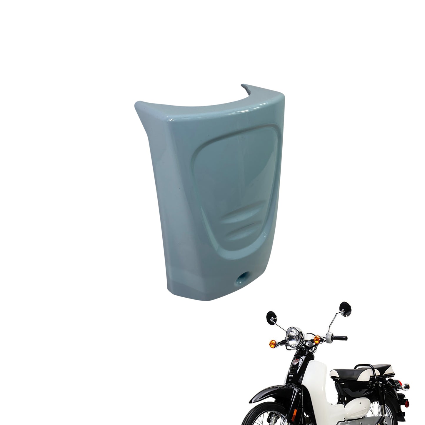 OEM Sym Symba 100 Top Cover / Front Panel, Blue