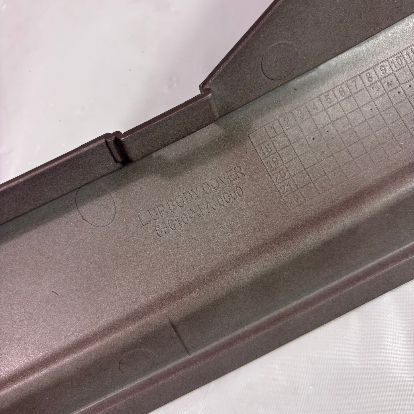 OEM SYM Fiddle III Scooter Left Upper Body Side Panel, Matte Hot Chocolate