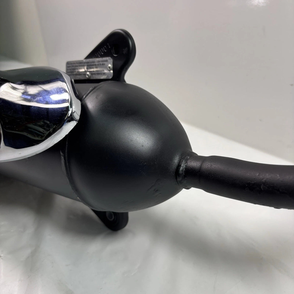 OEM Genuine Buddy 125cc Gas Scooter Muffler Assembly, Pre-Owned Black Exhaust Original