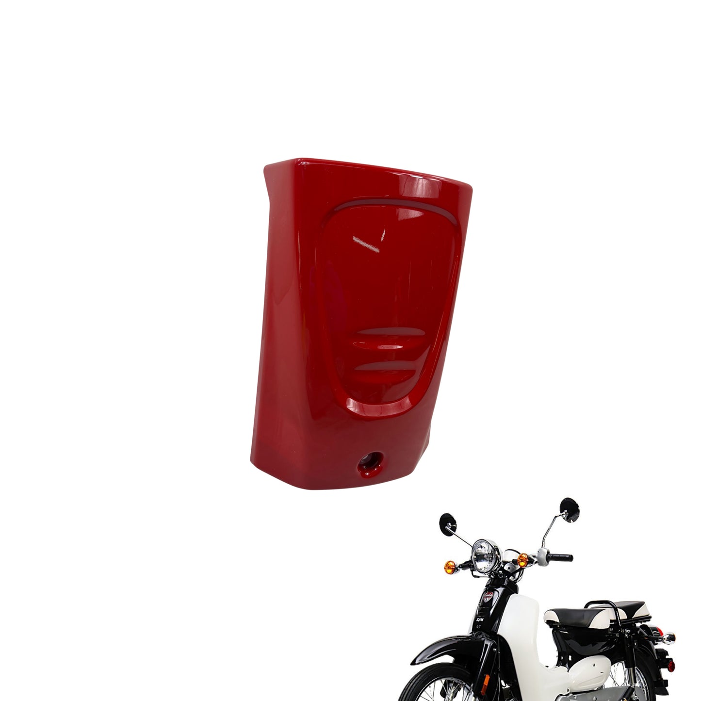 OEM SYM Symba 100 Scooter Motorcycle Top Cover/Front Panel, Red