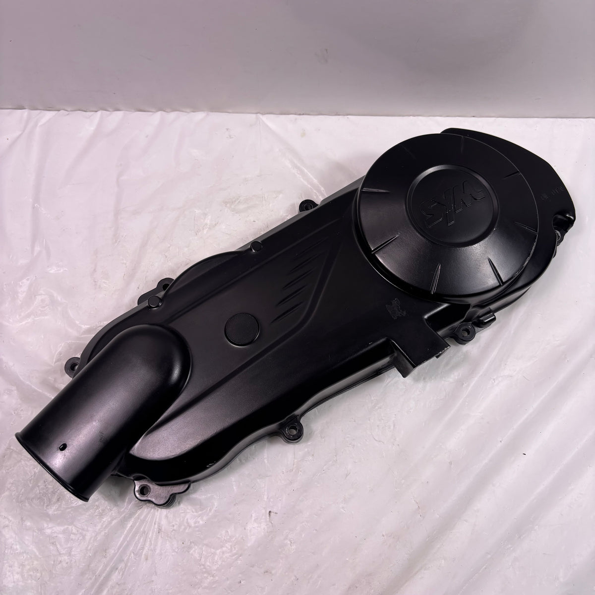 Lance SYM 200i Scooter CVT L Crank Case Cover, Black Original OEM