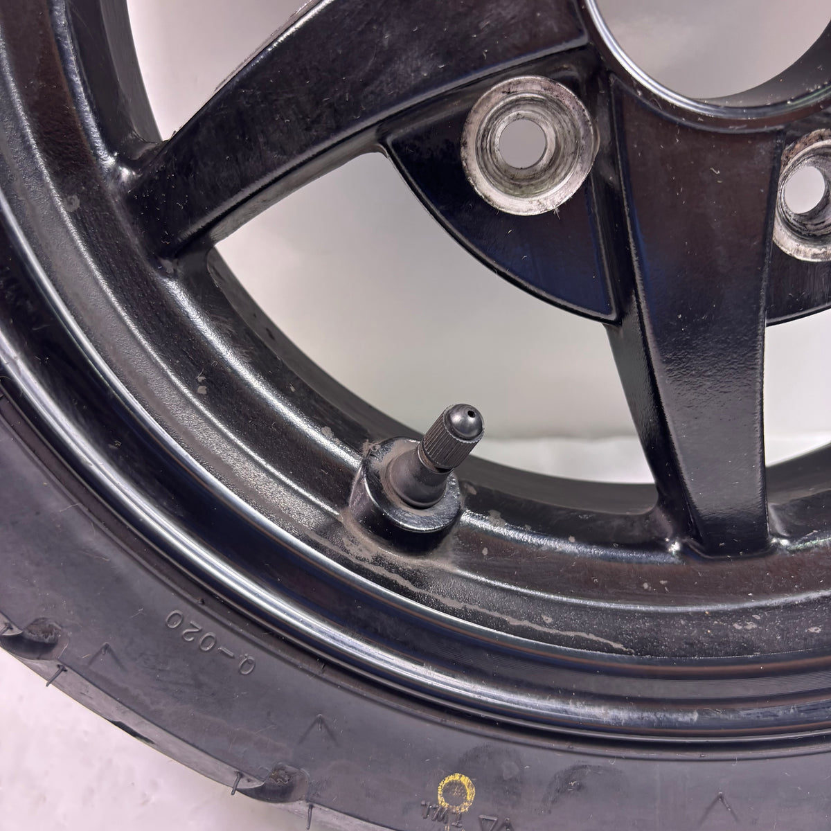 OEM Rear Wheel for Lance 200i Scooters. Cali, Havana, Cabo, PCH Original Black