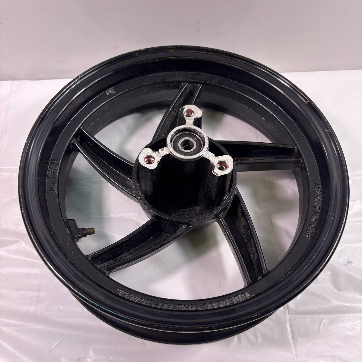OEM Lance Gas Scooter Front Wheel, Black (Cali, Havana, PCH, Cabo) 44601-AAA-0000-K