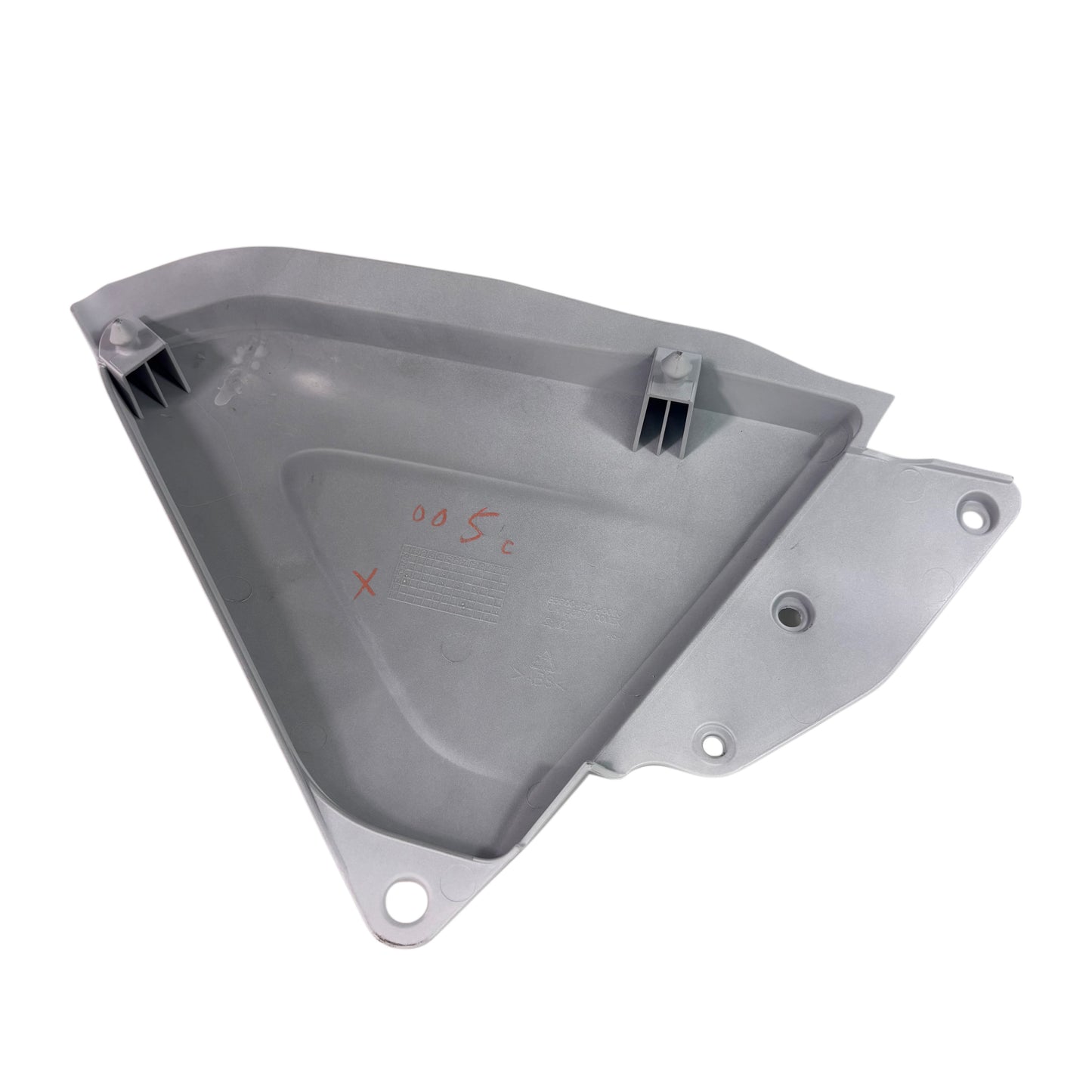 OEM SYM Wolf CR 300i Motorcycle Left Body Cover Panel, White 8360G-BD8-010