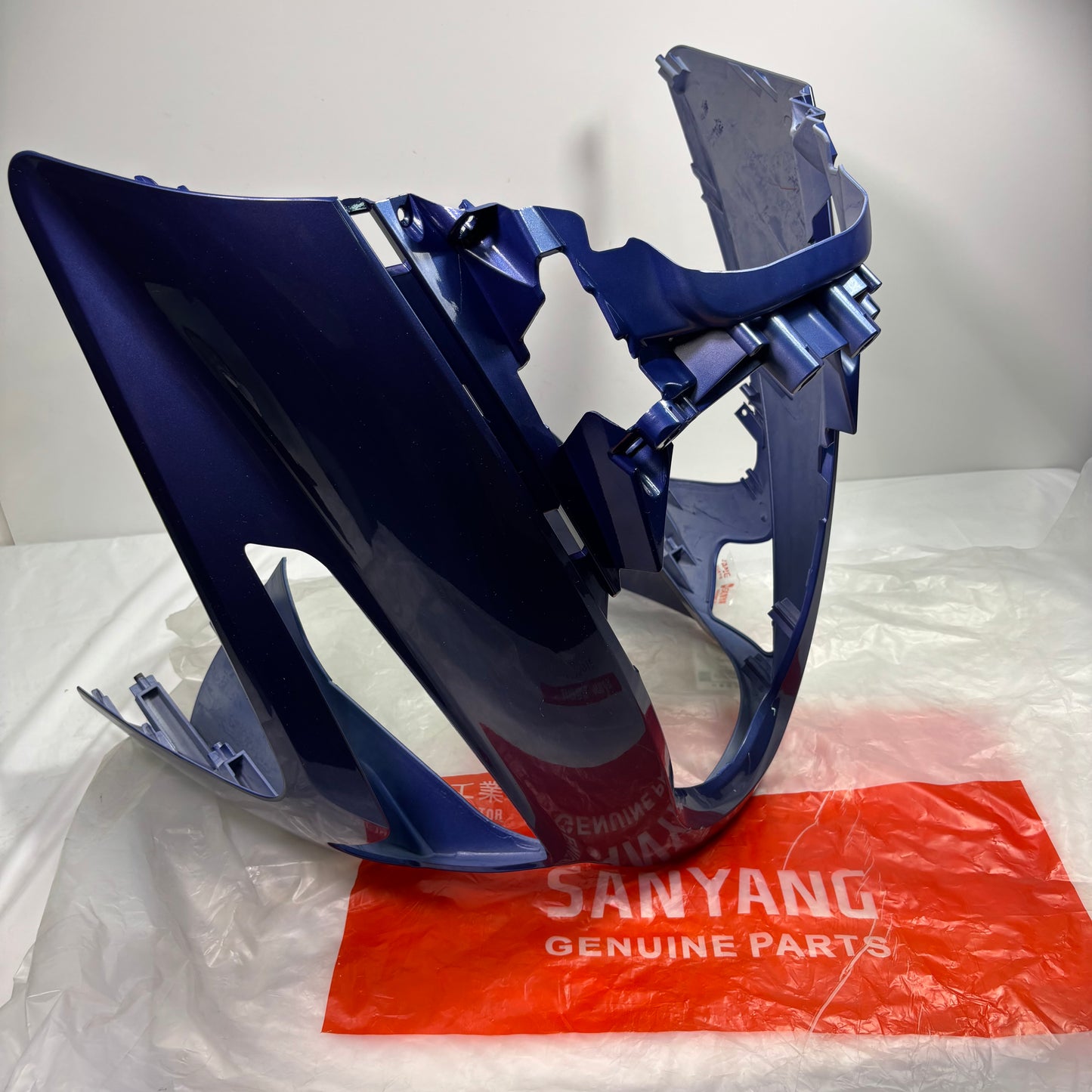 OEM Original SYM RV250 Scooter Front Cover Body Panel, Blue 64301-HMA-000-FQ
