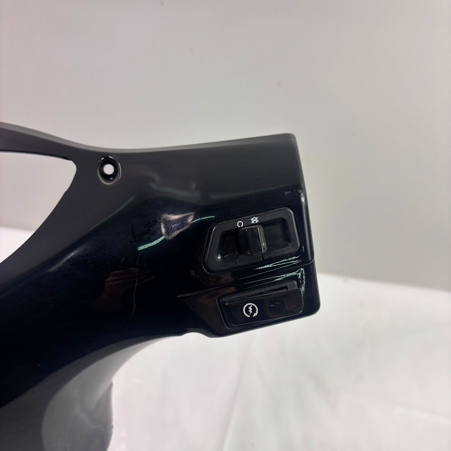 OEM Lance Havana Classic Scooter Rear Headset Panel (RR) Gloss Black w/ Controls
