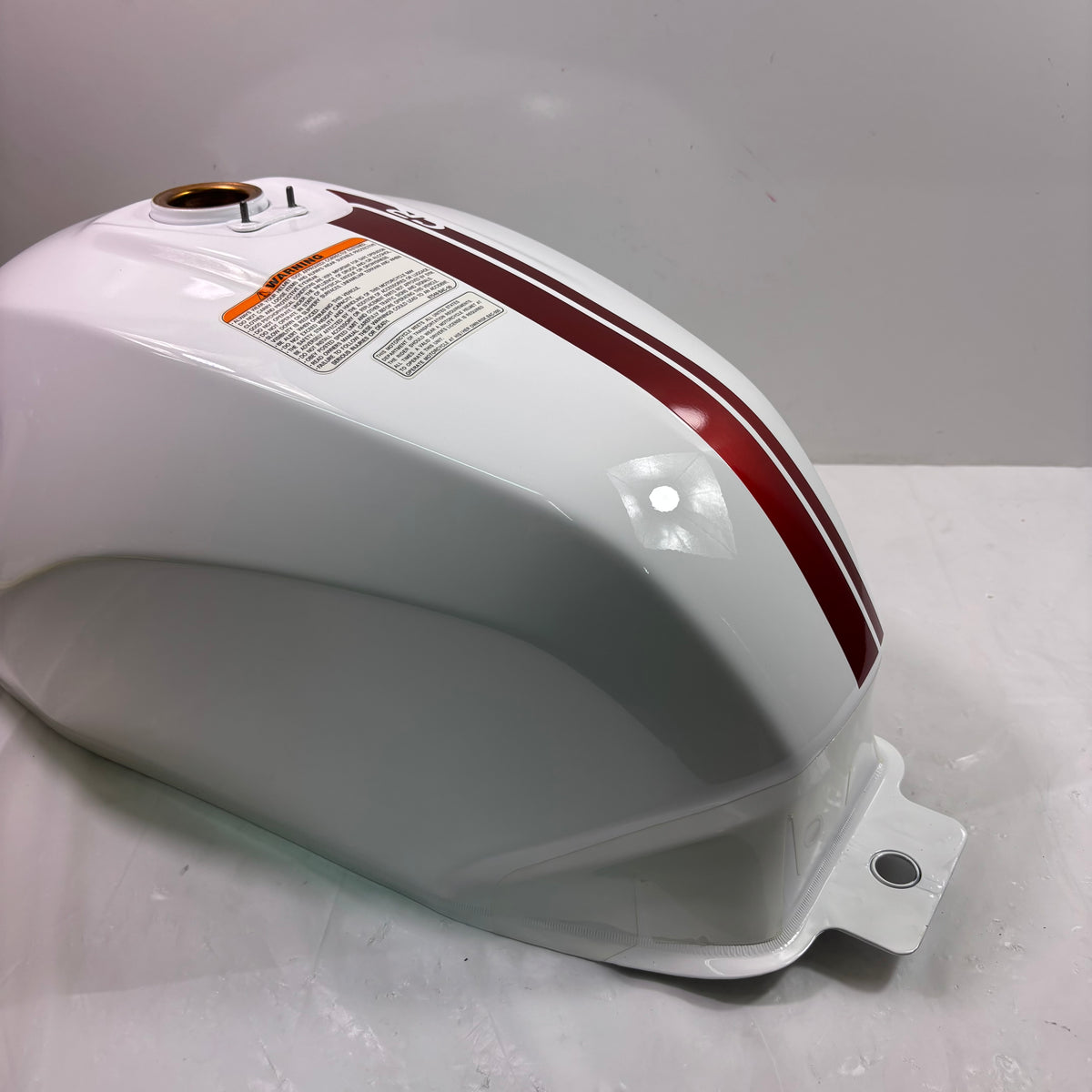 OEM SYM Wolf CR 300i Motorcycle Gas Fuel Tank, White Original 1751G-BD8-000