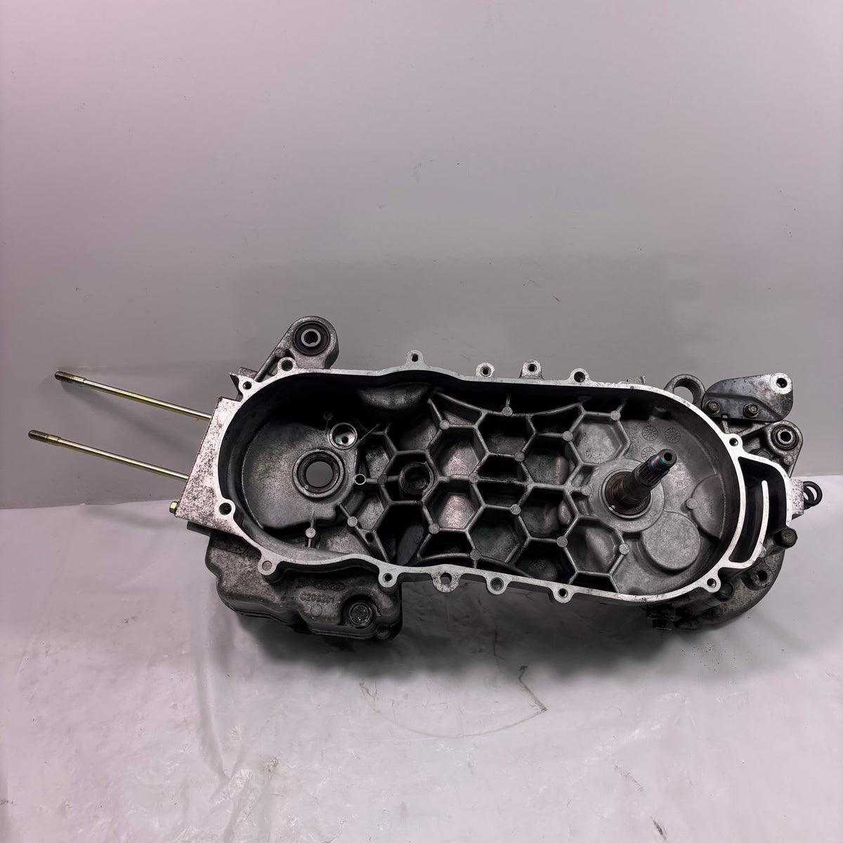 OEM Genuine Buddy 125 Left Crank Case with Rear Transmission, Drive Shaft