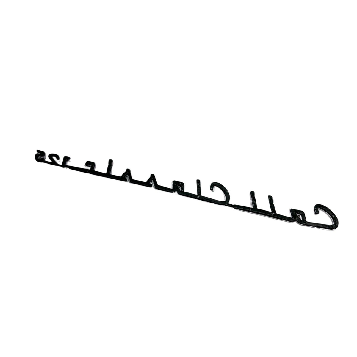 OEM Lance Cali Classic 125cc Gas Scooter  Decal Emblem, Chrome Body Panel Sticker