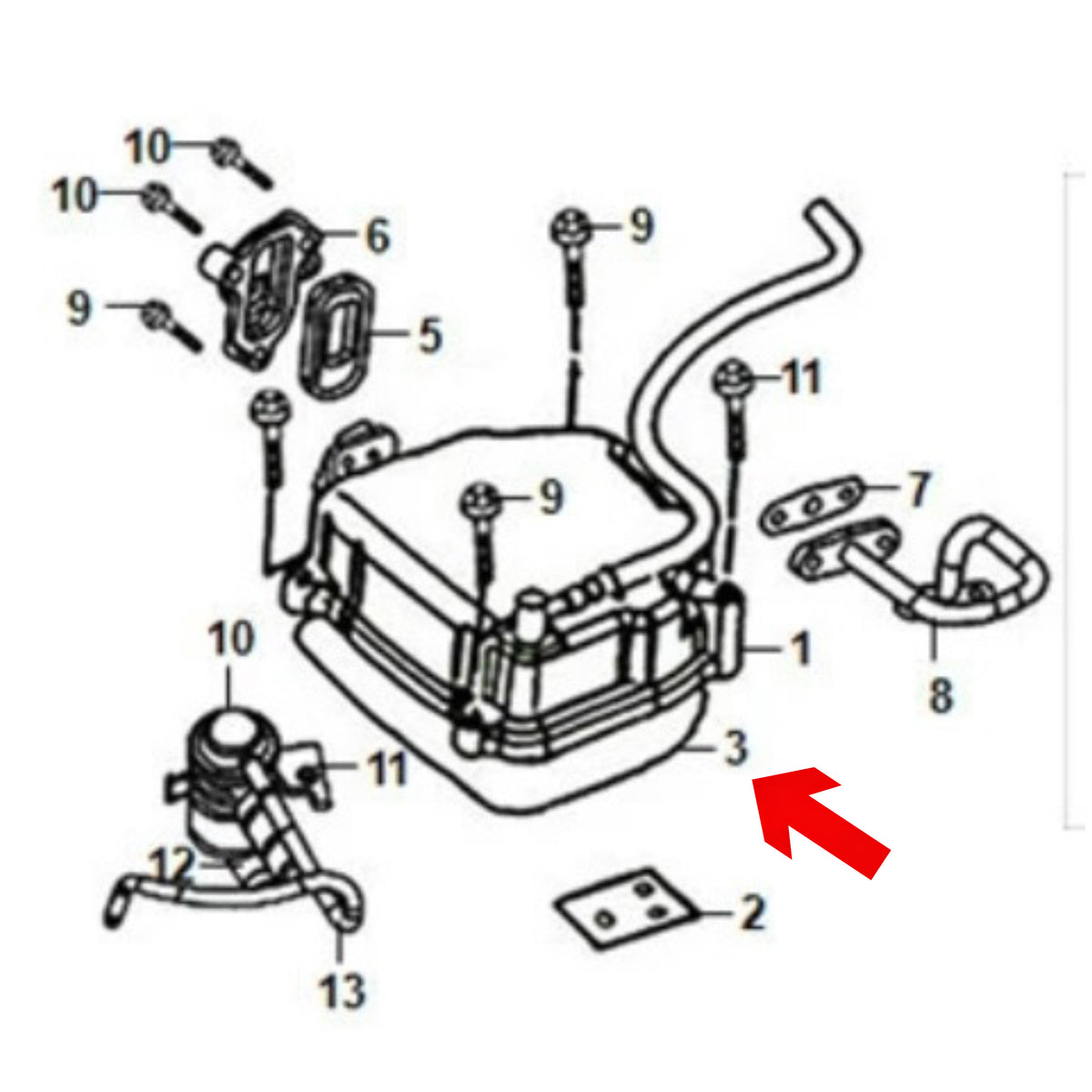 OEM Lance 125cc Gas Scooter Valve Cover Gasket (Cali, Havana, Cabo, PCH)