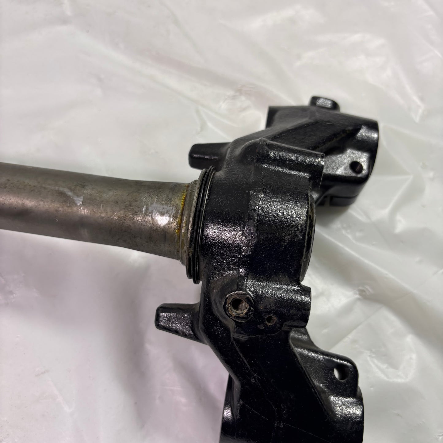 OEM SYM Symba 100 Steering Stem Triple Tree Comp, Pre Owned 53200-MKK-000