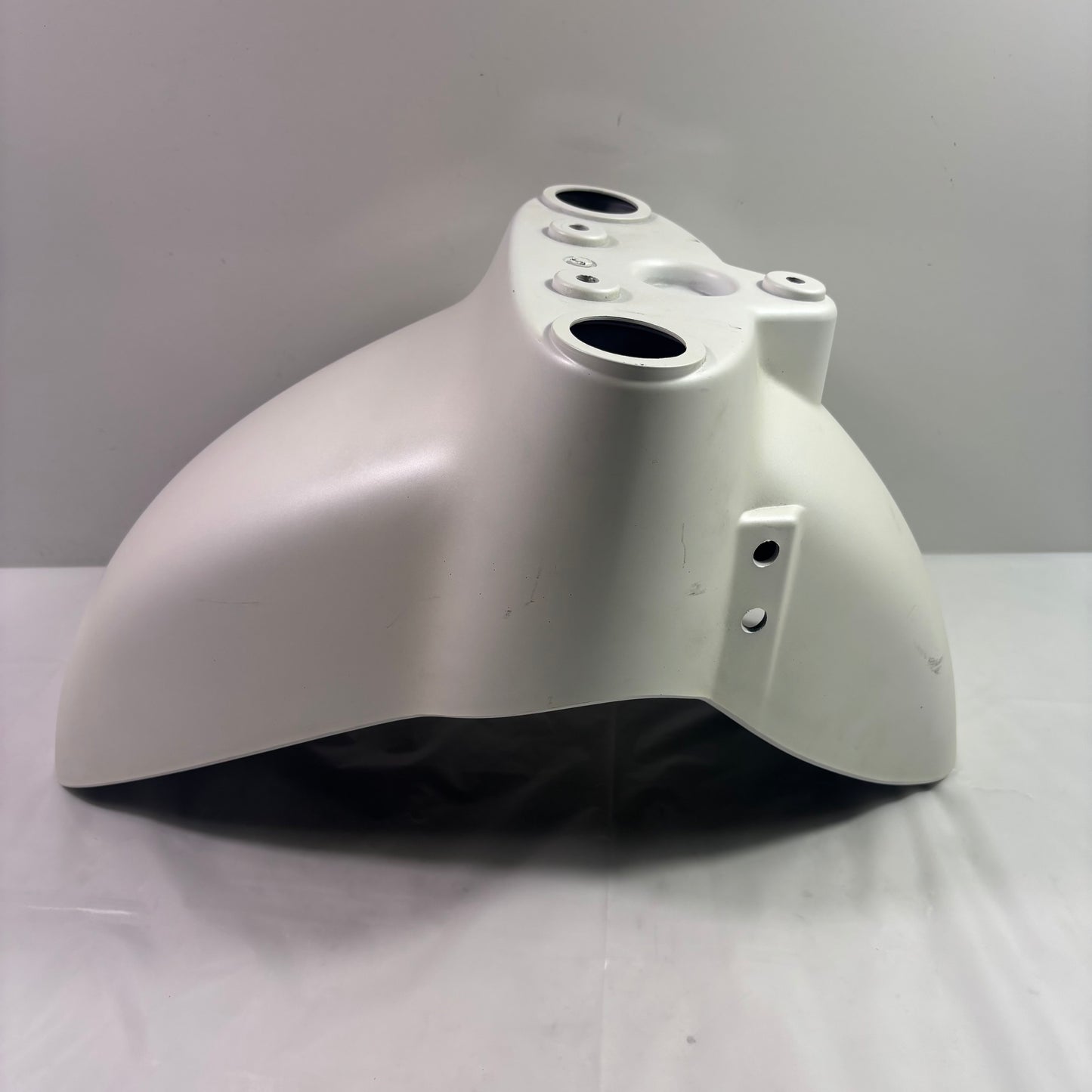 OEM SYM Fiddle 2 Scooter Front Fender, Matte White Original 61100-ALA-000
