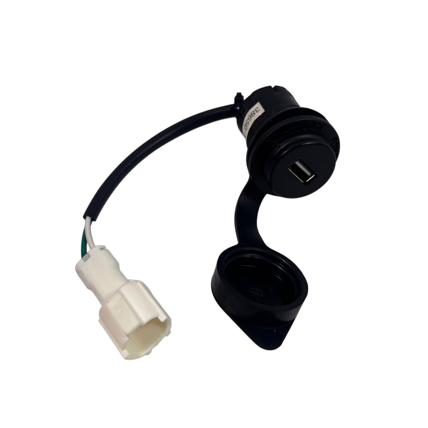 Lance SYM Scooter USB Charging Port, Dash Plug for Cali, Havana, Fiddle, etc