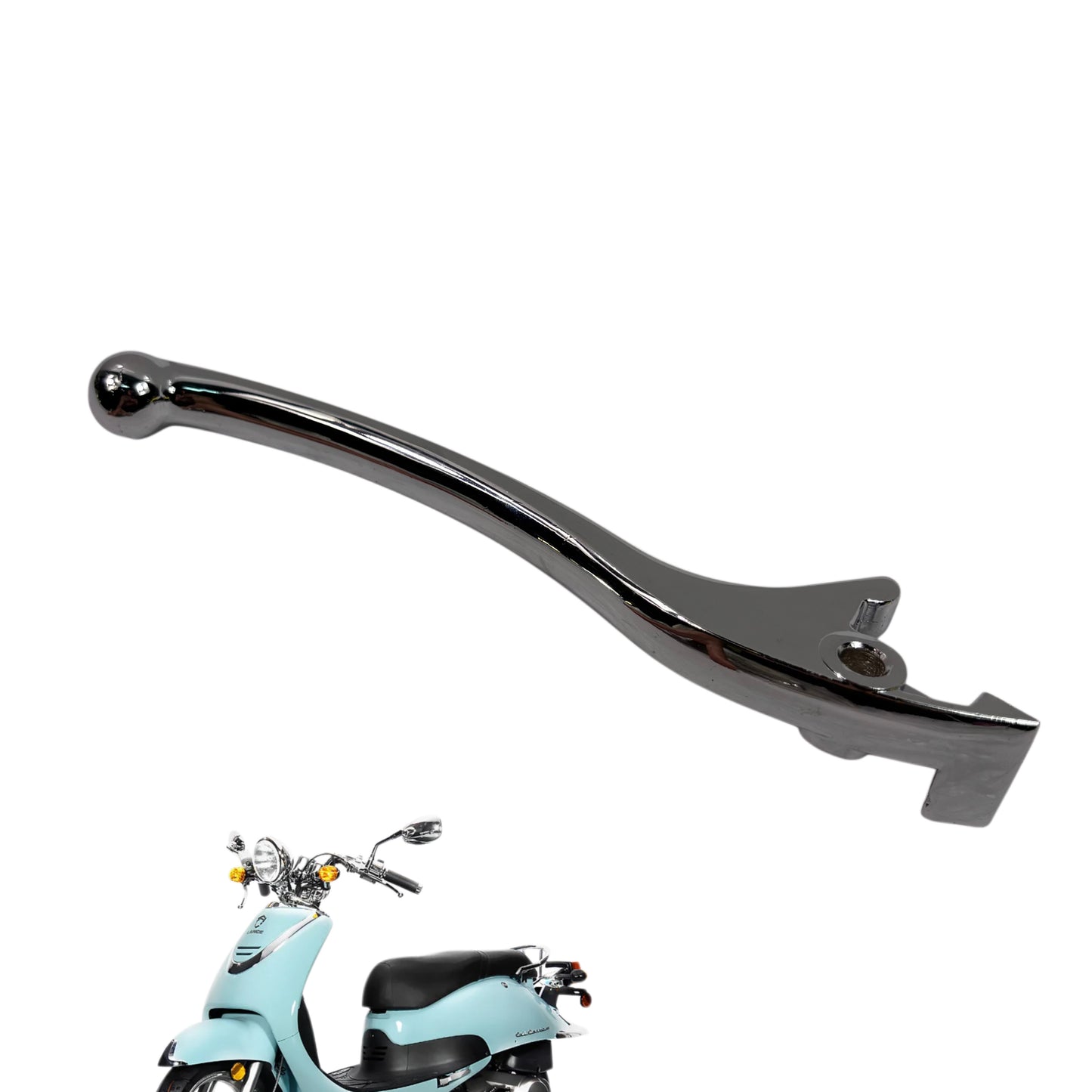 OEM Lance Cali Classic 200i Right Brake Lever, Chrome 50/125/200i